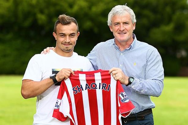 Cracked it Pottery club won race to sign Shaqiri