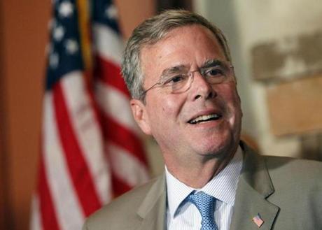 Republican presidential candidate Jeb Bush answered questions during a news conference on Monday in McAllen,Texas