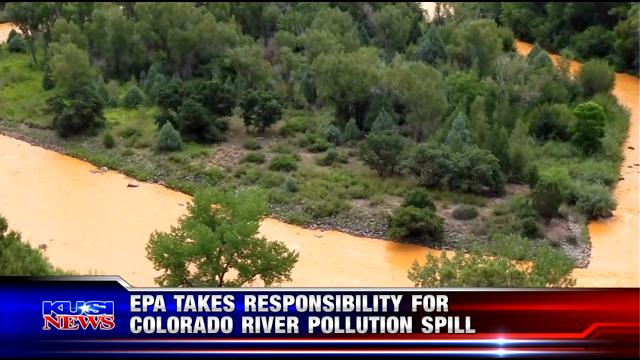 EPA takes responsibility for Colorado river pollution spill