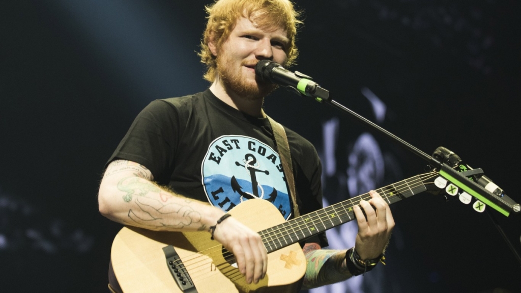 Ed Sheeran adds to his tattoo collection with giant lion's face