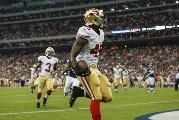 San Francisco 49ers tight end Asante Cleveland