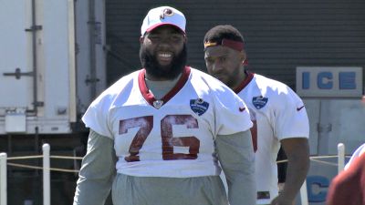 Former UVa star Morgan Moses played in eight games for the Redskins last season