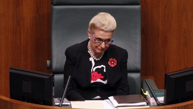 Former speaker Bronwyn Bishop