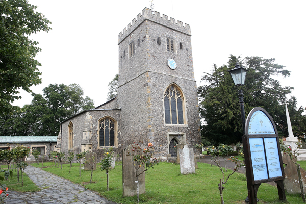 General views of Denham where Cilla Black will be buried