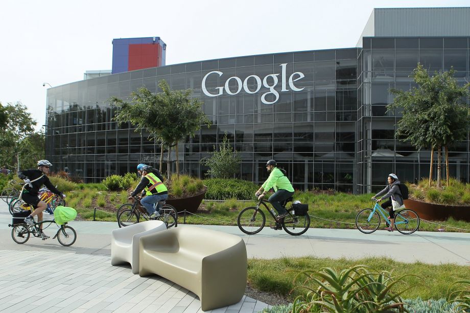 Mountain View Calif. The company provided fueling stations sports massages a DJ and breakfast to get employees pumped up for biking. Google estimates more