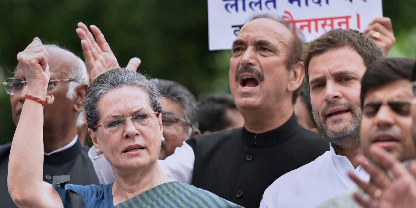 Congress protest at parliament