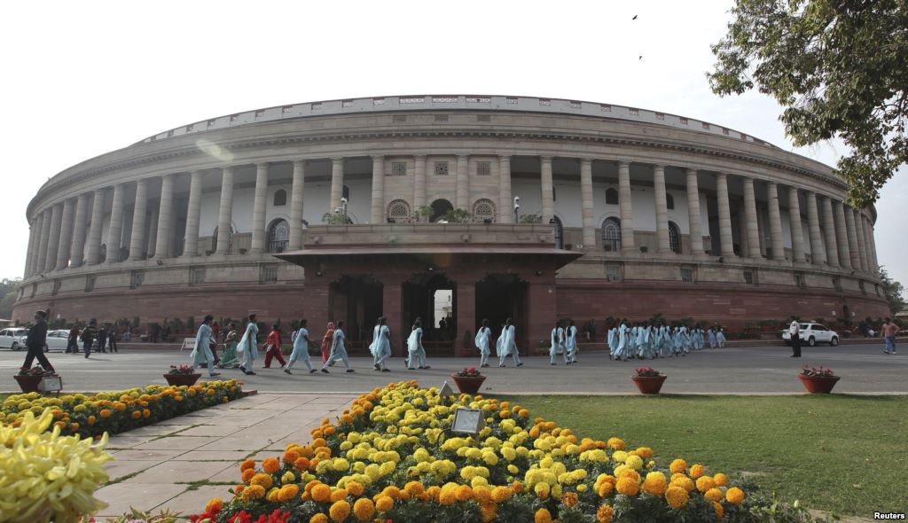 Opposition in Parliament above has slowed reform legislation supported by Prime Minister Narendra Modi. Although popular Mr. Modi's party does not have a majority