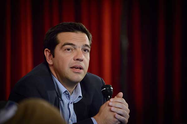 Greek prime minister Alexis Tsipras