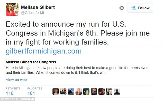 Half Pint Melissa Gilbert is going full-bore for a congressional seat but Republicans will hammer her early and often on her tax debts