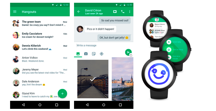 Google Hangouts for Android Gets a New Look Streamlined Sharing