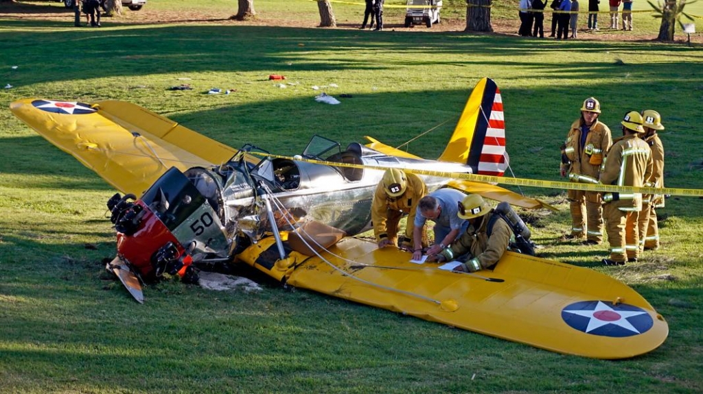 Feds: Carburetor cite in Harrison Ford plane crash