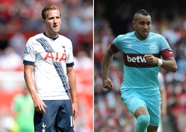 Harry Kane and Dimitri Payet