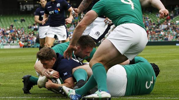 Henry Pyrgos scored against Ireland last week and followed it up with the winning try as Scotland beat Italy on Saturday