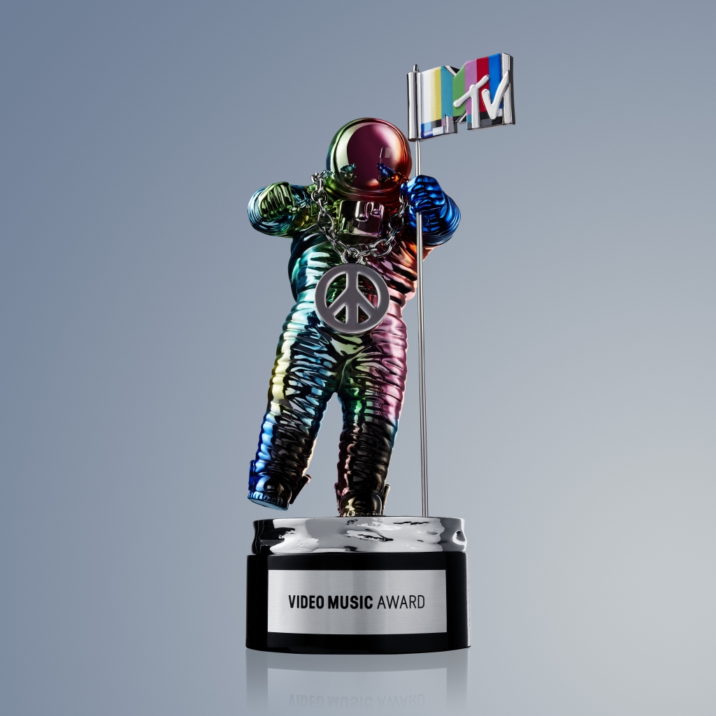 The MTV Video Music Award Moonman designed by Jeremy Scott