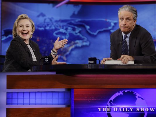 Hillary Clinton sits down with Stewart in 2014