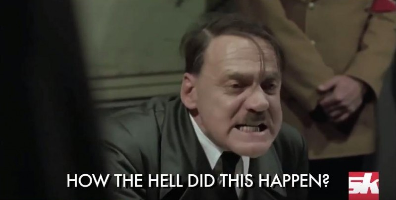 Hitler reacts Jose Mourinho loses Arsene Wenger Community Shield