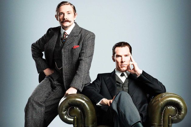 Martin Freeman and Benedict Cumberbatch Sherlock Special