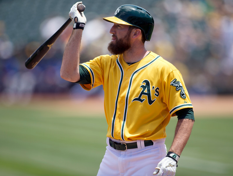 Ike Davis will undergo surgery on a torn labrum in his left hip and won't be playing again this season for the A's