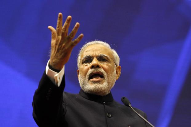 Narendra Modi said he looked forward to meeting some of the more than 2 million Indians who live in the UAE many as migrant workers