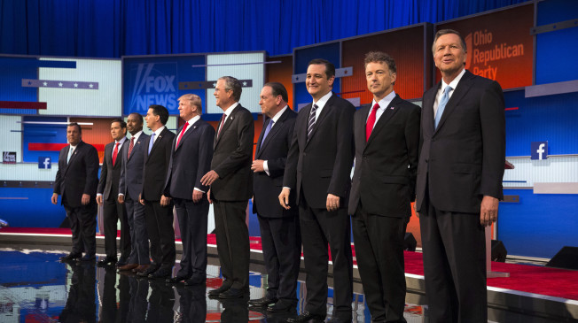 Chris Christie Marco Rubio Ben Carson Scott Walker Donald Trump Jeb Bush Mike Huckabee Ted Cruz Rand Paul John Kasich