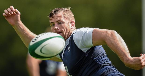 Ireland's Jamie Heaslip during squad training