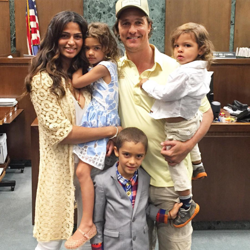 Matthew McConaughey gushes as wife Camila Alves finally becomes a US citizen