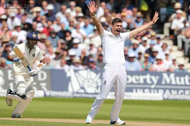 James Anderson is continuing to improve and with 10 days to go before the Test