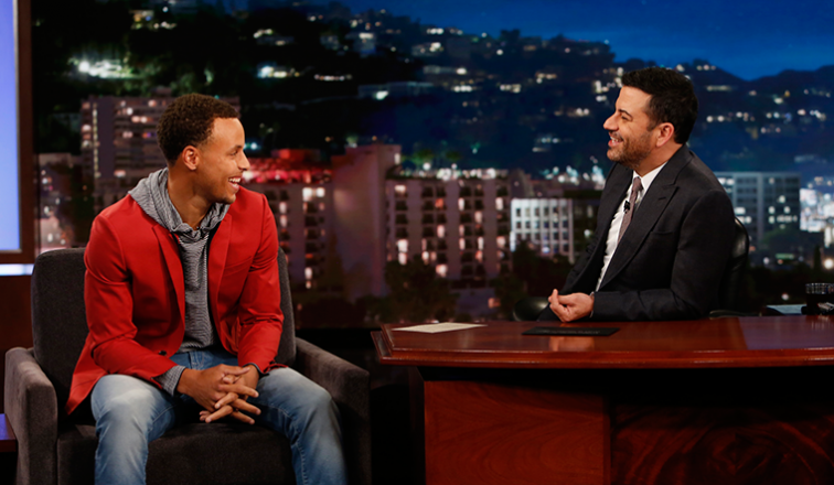 Stephen Curry Visits Jimmy Kimmel Live