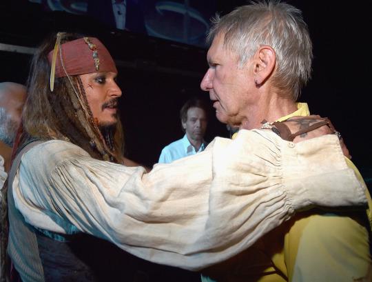 Jack Sparrow Greets Han Solo in Historic Meeting of Disney Heroes at D23