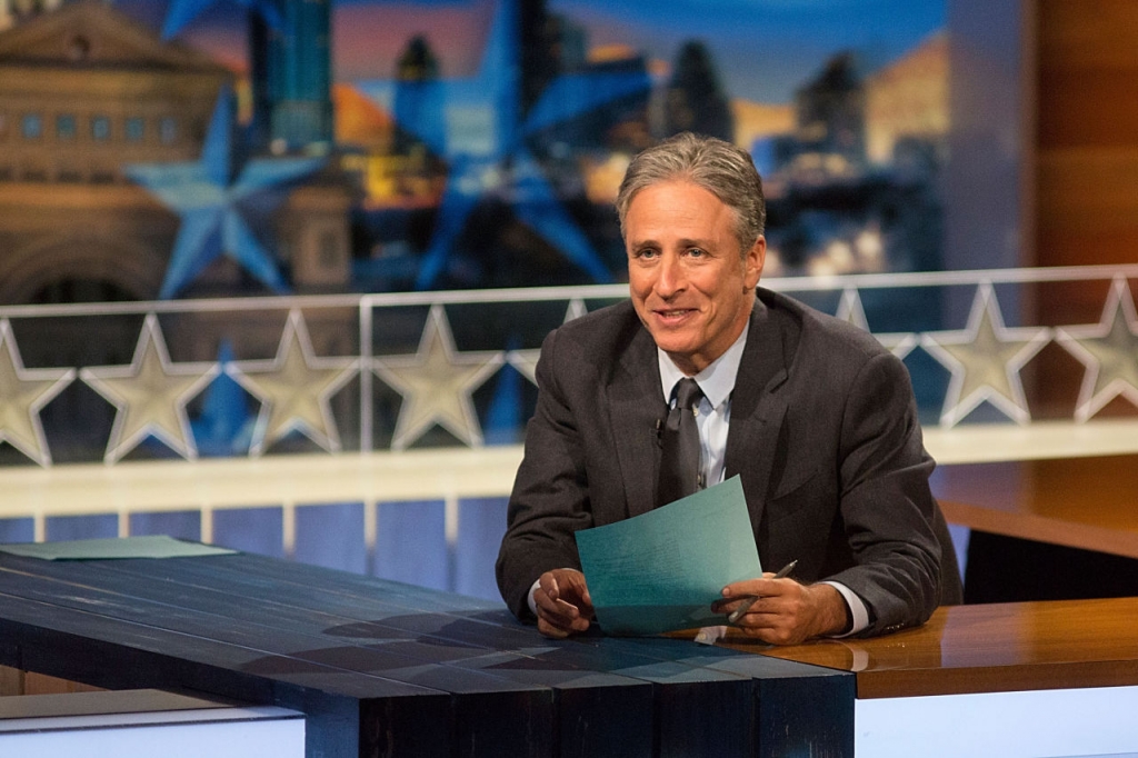 Host Jon Stewart at'The Daily Show with Jon Stewart covers the Midterm elections in Austin with'Democalypse 2014 South By South Mess at ZACH Theatre