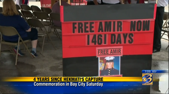 Family of Marine imprisoned in Iran protest in Bay City story image