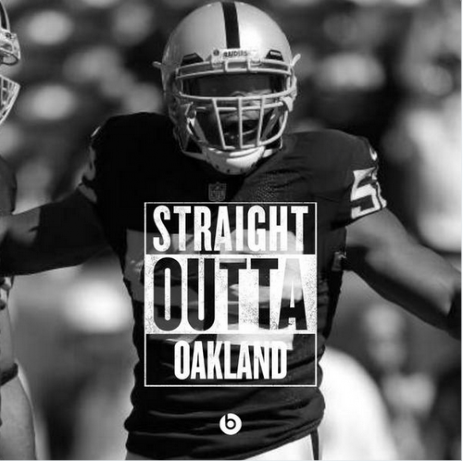 Oakland locals are getting creative with the'Straight Outta Comptom meme generator being offered by Beats by Dre