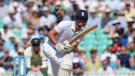 Alastair Cook is trying his hardest to rescue England from a heavy defeat