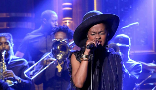 Lauryn Hill performing 'Feeling Good&#039 on Tonight Show