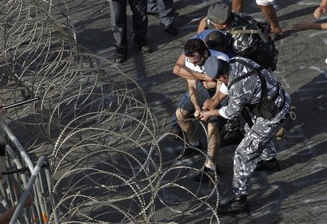 Lebanese protest over trash crisis in Beirut