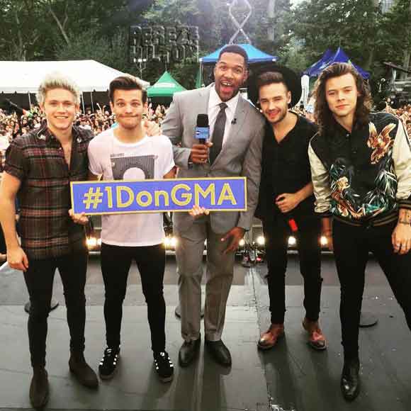 One Direction performs 'Drag Me Down' on 'Good Morning America,' Louis