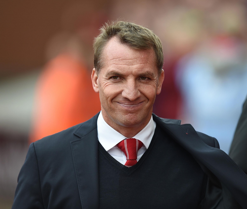 Liverpool's Manager Brendan Rodgers during the Barclays Premier League match at the Britannia Stadium Stoke. PRESS ASSOCIATION