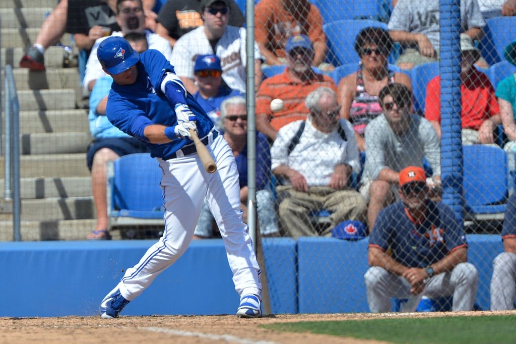 Matt Hague is having an awesome year with Triple-A Buffalo and should join the Toronto Blue Jays in September.		Tommy Gilligan-USA TODAY Sports