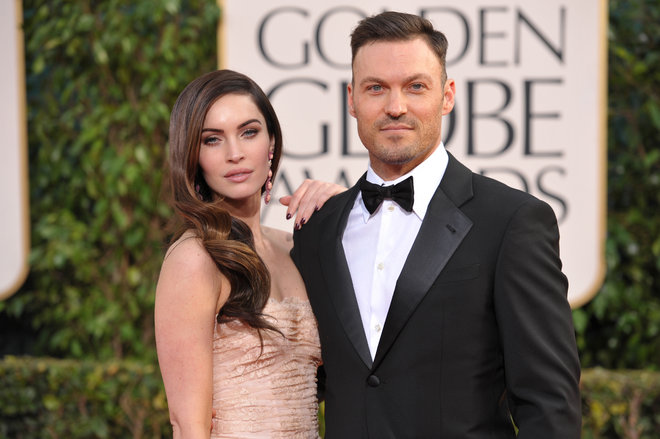 Megan Fox left and Brian Austin Green arrive at the 70th Annual Golden Globe Awards at the Beverly Hilton Hotel in Beverly Hills Calif. Fox has filed for divorce on Friday Aug. 21 2015 from her husband Green