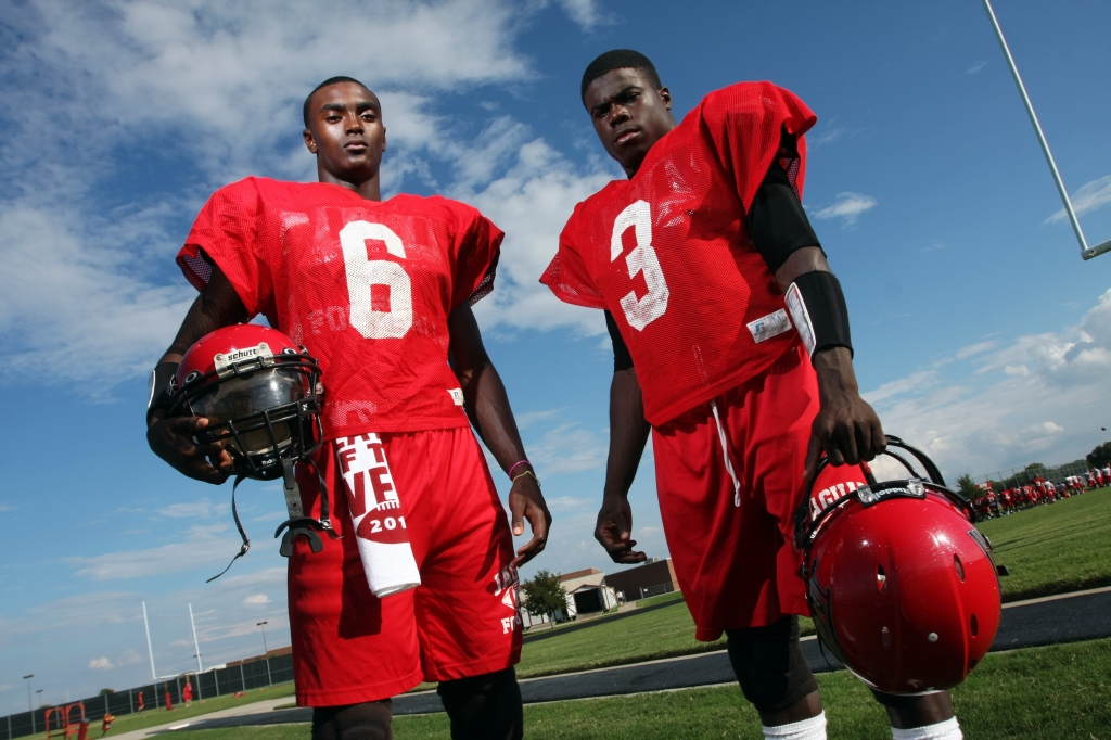 Mesquite senior wide receivers Ja Corey Shepherd and Jakeem Grant on Sept. 21 2010 at Mesquite Horn High School. BEN TORRES  Special Contributor 09232010xSPORTS