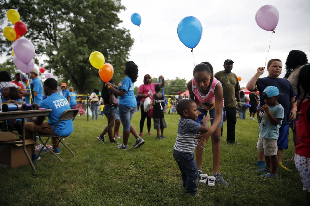 Michael Brown Sr. Speaks At Memorial Parade