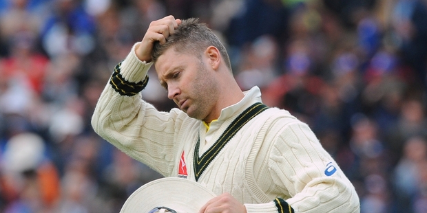 Michael Clarke took the blame for Australia's Ashes loss to England