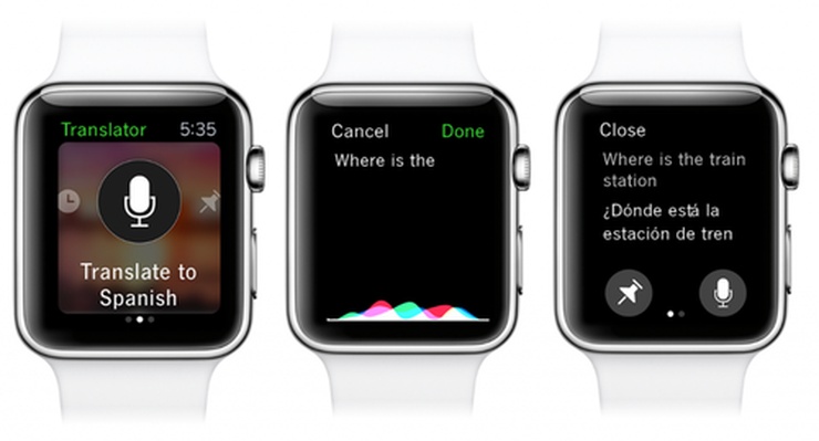 Microsoft Translator for the Apple Watch