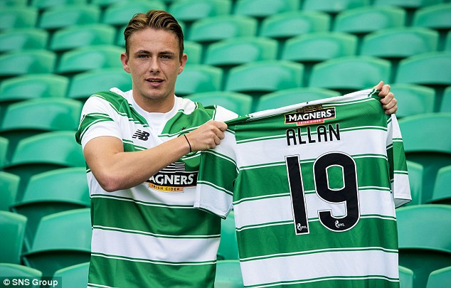 Midfielder Scott Allan is unconcerned with negative reactions to his move to Celtic