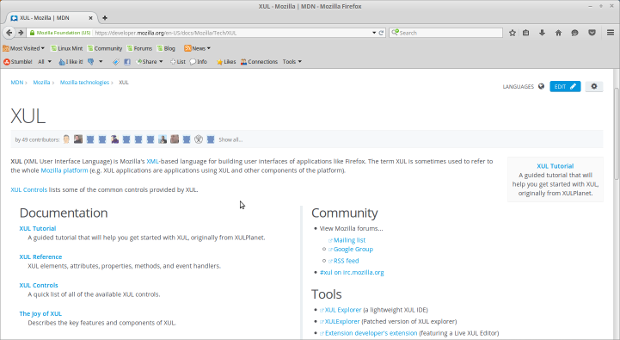 Mozilla will be dropping XUL its fundamental extensions language