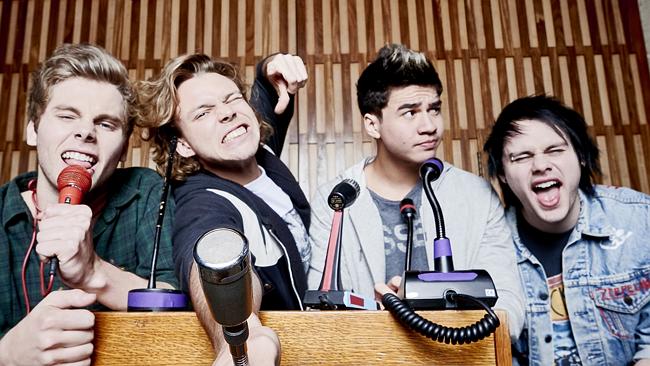 Boys wonder... Why did the new 5 Seconds of Summer single sink down the chart after one