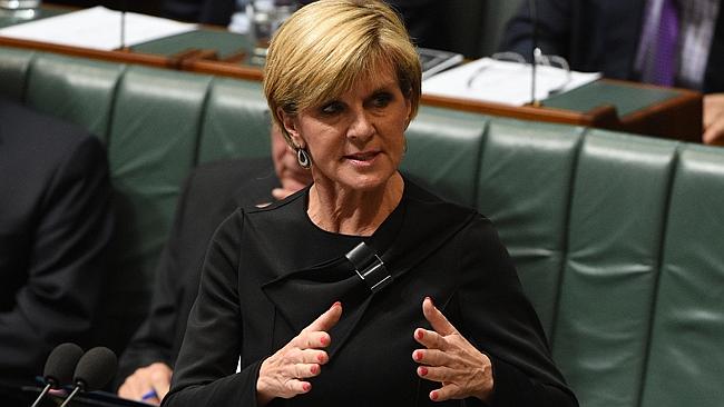 Minister for Foreign Affairs Julie Bishop says Australia is seeking legal advice over a