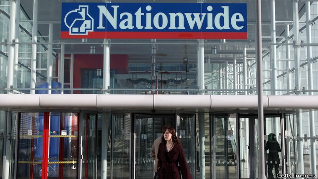 Nationwide reported a 52% increase in first-quarter underlying profit to £400m