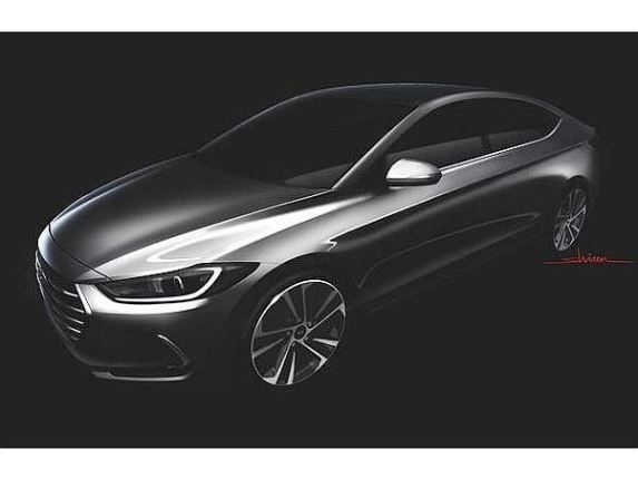 2017 Hyundai Elantra redesign teased