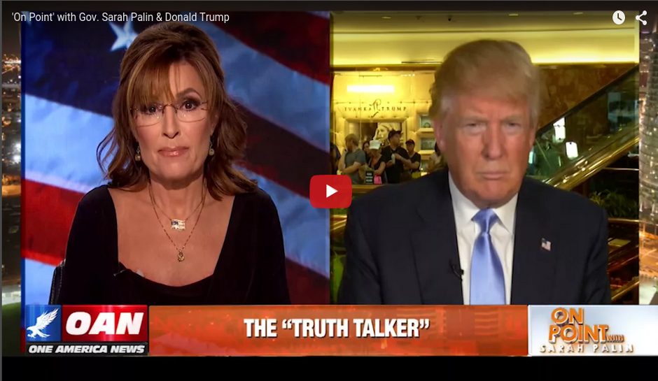 Palin interviews Trump in this video